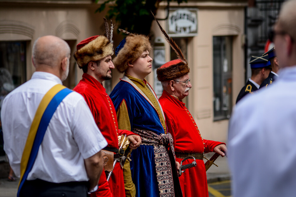 Na procesji pojawili się także przedstawiciele szlachty polskiej.