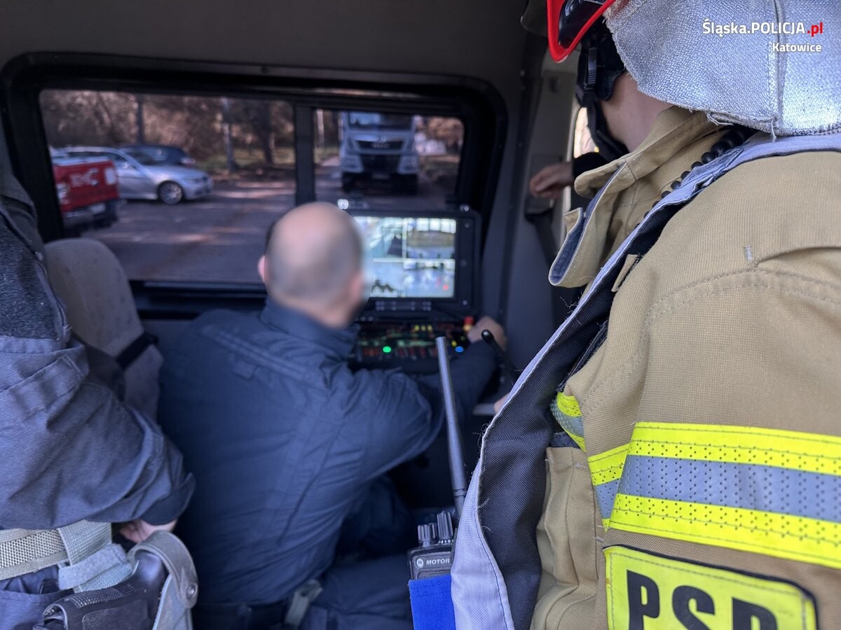 Ćwiczenia służb "Woda 24" / fot. KMP Katowice