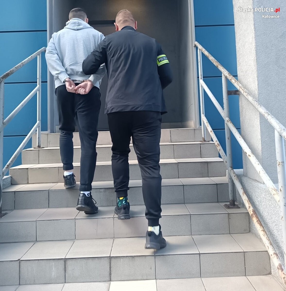 Zatrzymanie pseudokibiców / fot. KMP Katowice