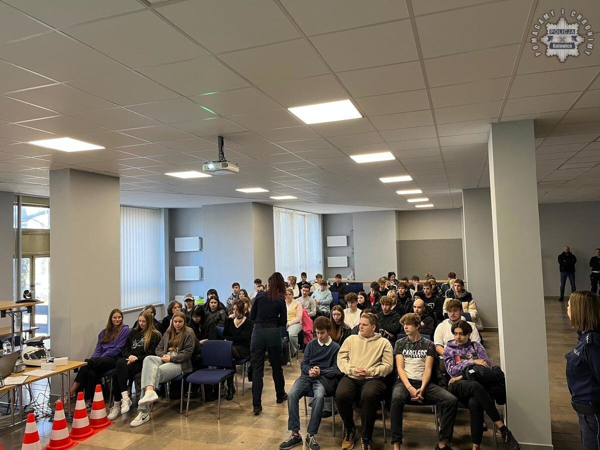 "Oczami przyszłego policjanta" / fot. KMP Katowice