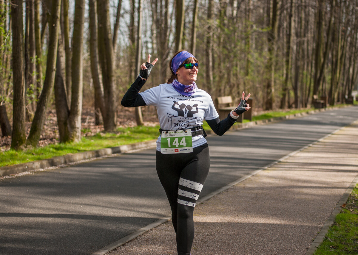 Za nami Silesiaman Duathlon Katowice, tłum zawodników pojawił się na starcie zawodów. Mamy zdjęcia!