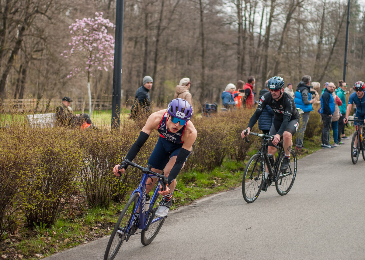 Za nami Silesiaman Duathlon Katowice, tłum zawodników pojawił się na starcie zawodów. Mamy zdjęcia!